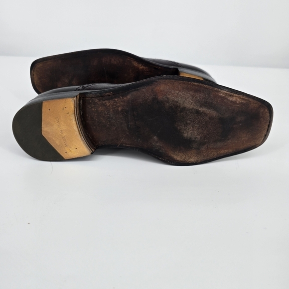 Mezlan Shoes Men 8.5M Andrew Burgundy Cordovan Oxford Calf & Deerskin Leather main image 8